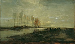 An der Thaya bei Lundenburg II von Emil Jakob Schindler