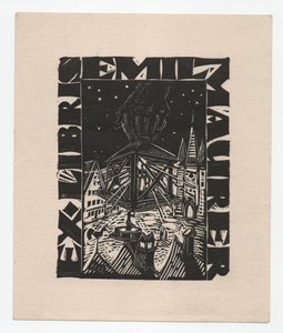 Ex Libris Emil Maurer (Gravur)