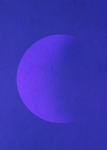 Abnehmender Mond 01 von Emil Sandberg