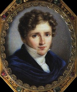 Porträt des Autors Alfred de Vigny von Emile (after) Lassalle