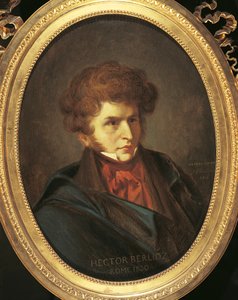 Porträt von Hector Berlioz von Emile (after) Signol