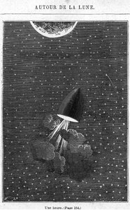 Abreise zum Mond, Illustration aus 
