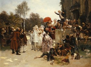 Die Taufe, 1863 von Emile Antoine Bayard