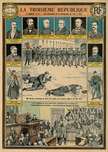 Die Dritte Republik und ihre Präsidenten von 1871 bis 1913 - die Kommune von 1871 - Monsignore Darbois, Erzbischof von Paris, wurde am 28. Mai 1871 zusammen mit anderen Geiseln erschossen - Sitzung vom 16. Juni 1871 im Abgeordnetenhaus: „Hier ist der Befre