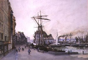 Der Kai in Honfleur