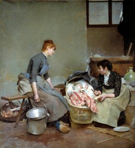 Die Wiege von Emile August Pinchart