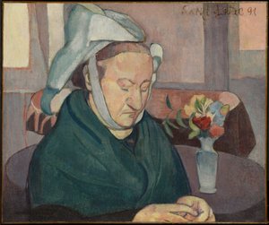 Porträt von Madame Lemasson von Emile Bernard
