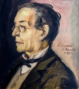 Porträt von Paul Leautaud (1872-1956) Schriftsteller und Kolumnist. Gemälde von Emile BERNARD (1868-1941) - Öl auf Karton H: 48 cm; B: 41 cm - Musee Calvet, Avignon von Emile Bernard
