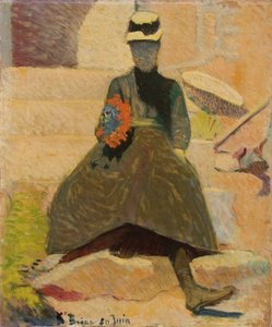 Frau in Saint-Briac, 1886