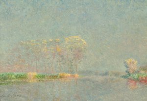 Nebel auf der Lys von Emile Claus