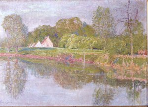 Landschaft an der Lys, ein Morgen im Mai, 1902