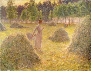 Die Ährenleserinnen, Mitte der 1890er Jahre von Emile Claus