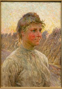 Junge Bäuerin von Emile Claus