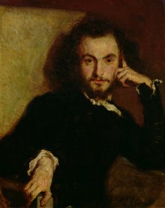 Porträt von Charles Baudelaire von Emile Deroy