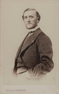 Porträt des Pianisten und Komponisten Jean-Henri Ravina, 1818-1906