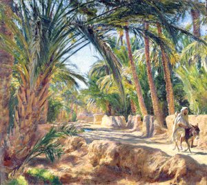 Auf dem Weg nach Biskra von Emile Friant