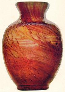 Glasvase von E. Galle, ca. 1846-1903, 1903 von Emile Galle