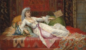 Liegende türkische Frau, 1895