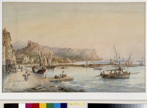 Ansicht des Hafens von Cassis