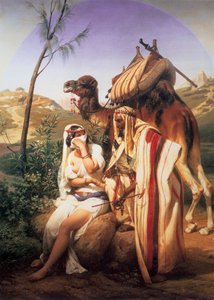 Juda und Tamar, 1840 von Emile Jean Horace Vernet