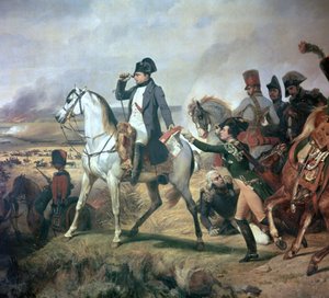 Napoleon in der Schlacht von Wagram