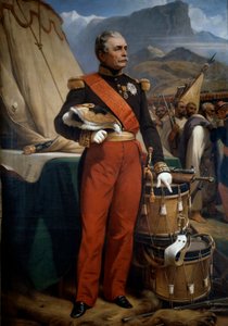 Porträt von Marschall Jacques Louis Cesar Alexandre Randon (1795-1871) während der Algerien-Expedition von Kabilie im Jahr 1857 von Emile Jean Horace Vernet