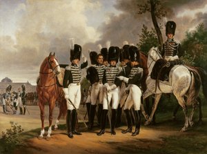 Porträt des General Marquis de Talhout-Roy, 1818-19 von Emile Jean Horace Vernet