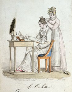 Der Frisiertisch, ca. 1816 von Emile Jean Horace Vernet
