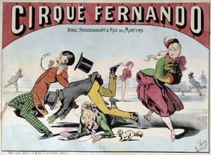 Cirque Fernando - Plakat von Lévy, Ende des 19. Jahrhunderts