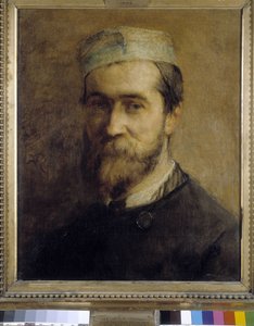 Porträt des Malers Emile Loubon (1809-1863) von Gustave Ricard (1823-1873). Öl auf Leinwand