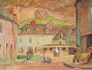 Die Gerbereien in Falaise, Normandie von Emile Othon Friesz