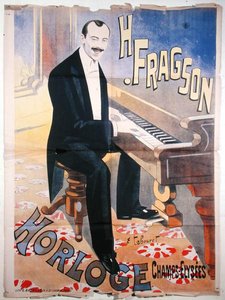 Plakat für Harry Fragson (1869-1913) im Konzert in l