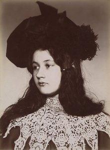 Denise Zola, ca. 1900 von Emile Zola