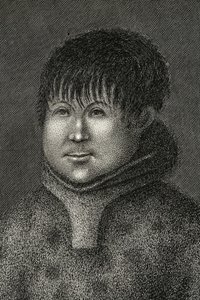 John Sakeouse, ein Eingeborener von Jacob Sound, Grönland, der erste Eskimo, der in diesem Land bekannt ist, 1816