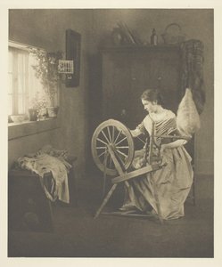 Spinnen, ca. 1898 von Emilie V. Clarkson
