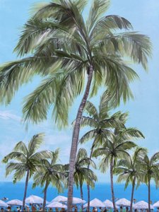 Tropische Strandpalmen