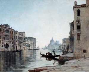 Gondel auf dem Canal Grande, 1892
