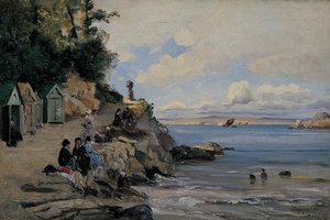 Damenbad, Douarnenez, August 1876