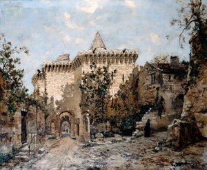 Die Tür von Cordelières und das Schloss, 1891 von Emmanuel Lansyer