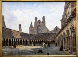 Der Kreuzgang von Mont Saint-Michel