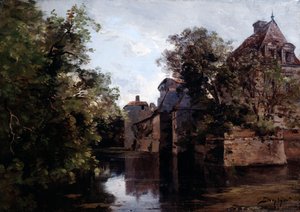 Ansicht eines unter Ludwig XIII. erbauten Schlosses, Saint Loup, 1882