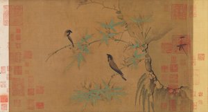 Finken und Bambus von Emperor Huizong