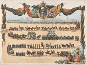 Feierliche Beerdigung von S.M. Wilhelm III, König der Niederlande (...) 4. Dezember 1890