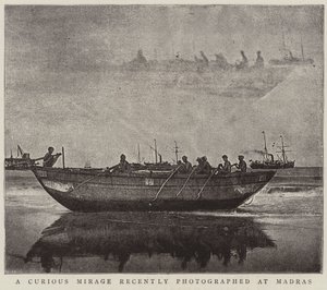 Eine seltsame Fata Morgana kürzlich in Madras fotografiert von English Photographer