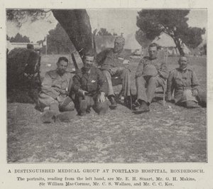 Eine angesehene medizinische Gruppe im Portland Hospital, Rondebosch von English Photographer