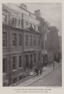 Eine nähere Ansicht von Nell Gwyns Haus, Windsor von English Photographer