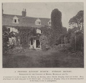 Ein vorgeschlagenes Kingsley-Museum, Eversley Rectory