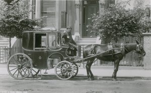 Ein vierrädriges Taxi