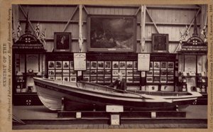 Ein Modell des Grace Darling Bootes von English Photographer