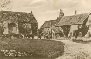 Abbey Farm in Preston bei Yeovil. Postkarte gesendet im Jahr 1913 von English Photographer
